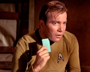 Plus, if cards are good enough for James T. Kirk they're good enough for me. None of this TNG holodeck nonsense.