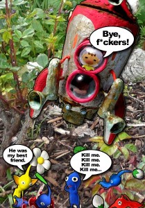 And who's to say the Pikmin are any better off after they "help" Olimar?